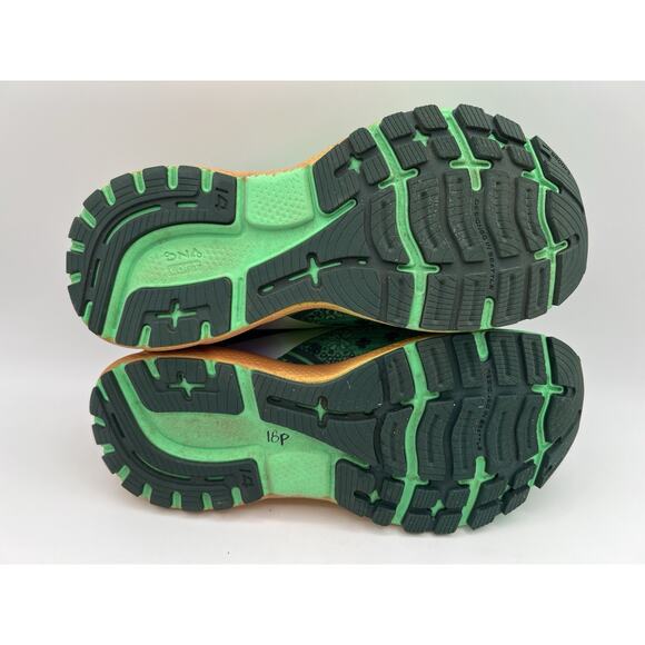 Brooks Ghost 14 Shoes Womens 7.5 Green Shamrock Print DNA Loft St Patricks Day - Picture 14 of 14